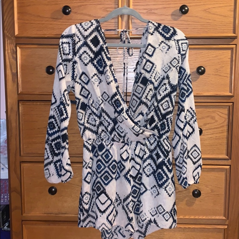 Cute long sleeve romper, from adorable NJ boutique